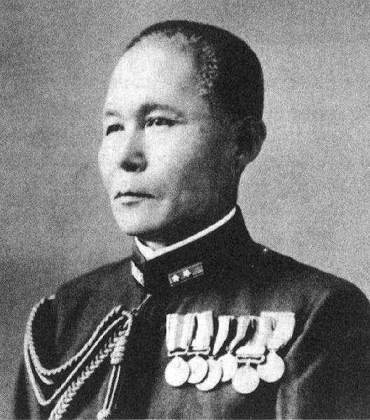 Vice Admiral Jisaburō Ozawa of the Imperial Japanese Navy